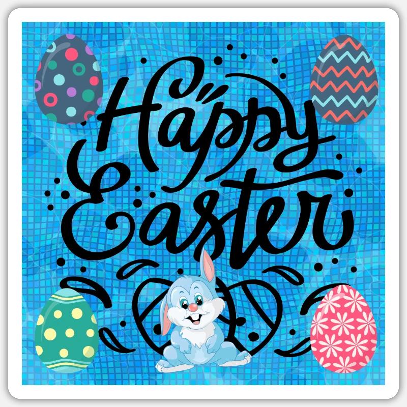 Joyeuses Fêtes. Noël. - Sticker taille S (10 x 10 cm) - blanc mat