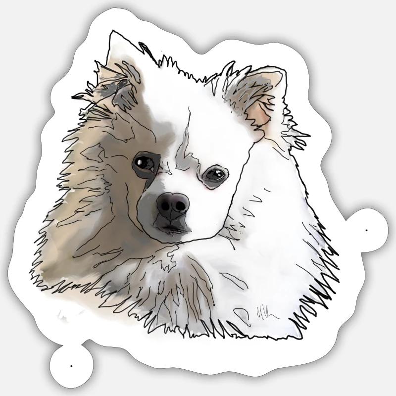 Spitz Sticker Größe S (10 x 10 cm)