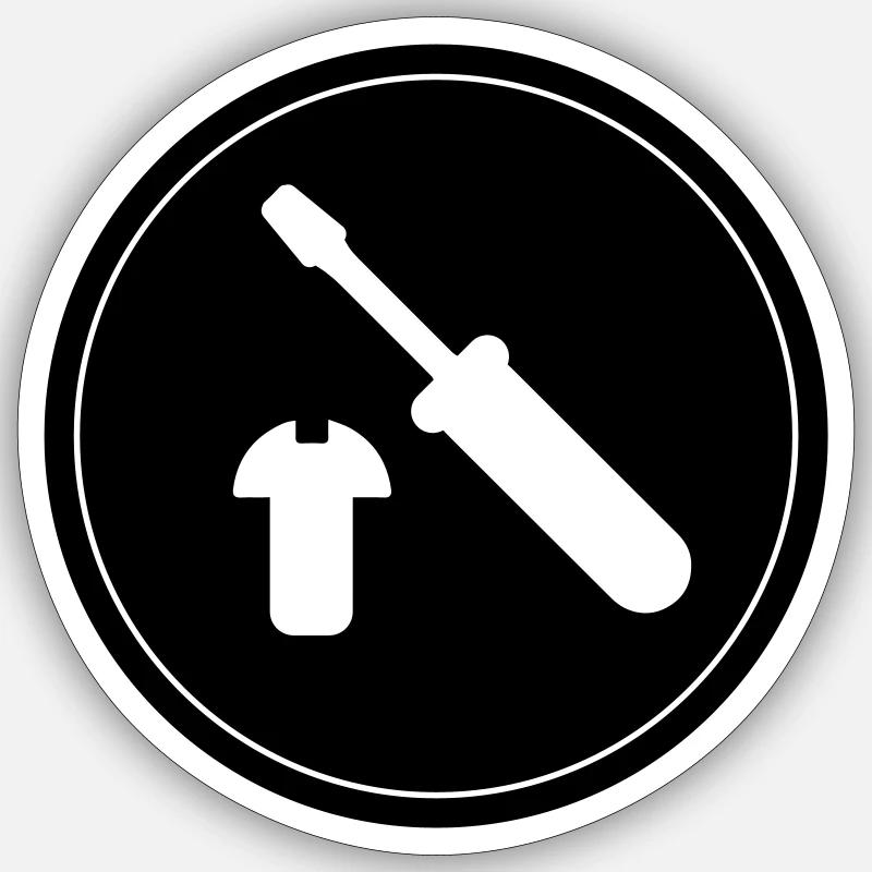 Sticker Größe S (10 x 10 cm) - 