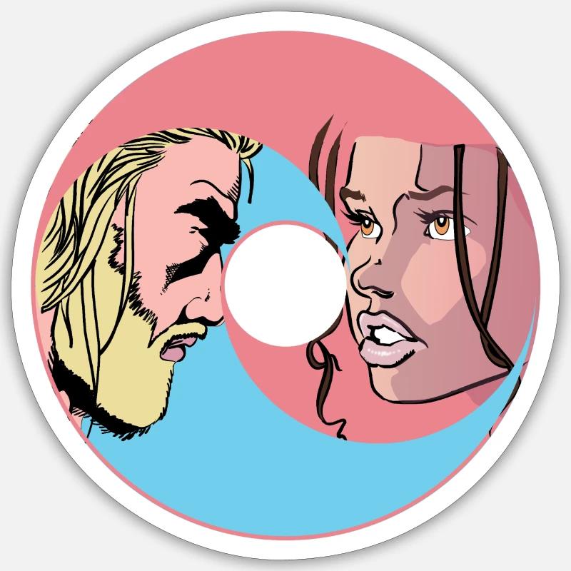 Sticker Größe S (10 x 10 cm) - 