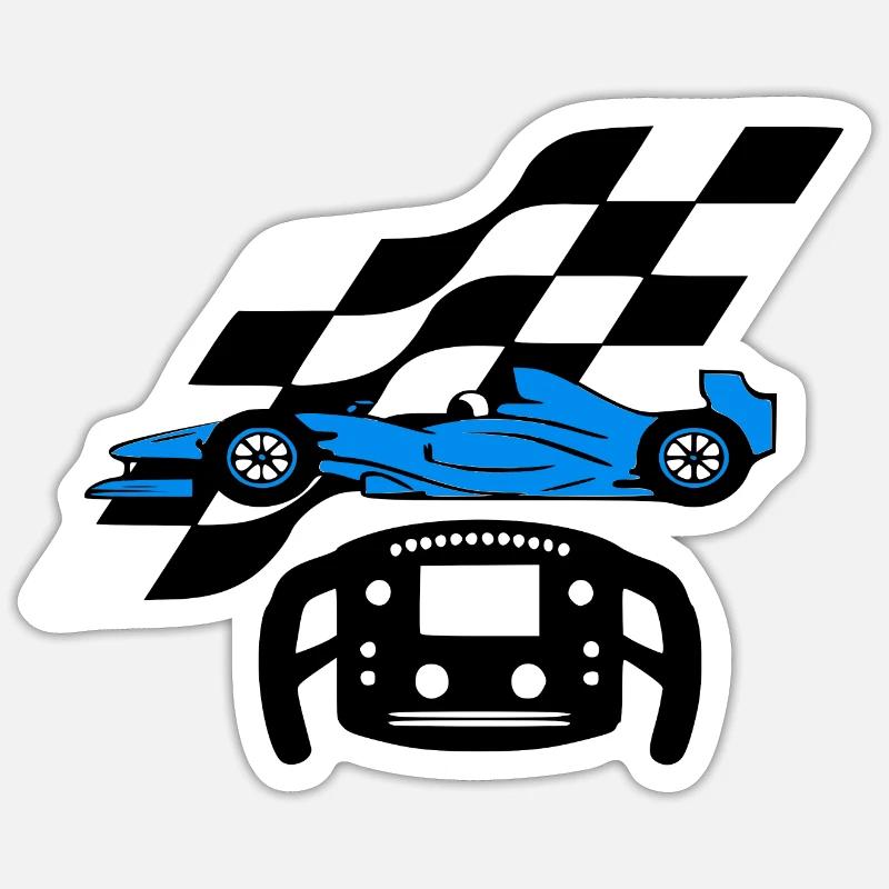 Formule un Sticker size S (10 x 10 cm)