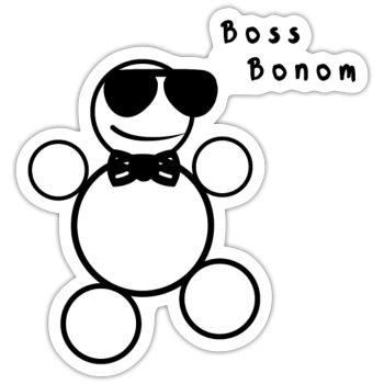 49F11F12 8484 4747 9BEC F8D0C1D37046 - Sticker Größe S (10 x 10 cm) - Mattweiß - Vorne
