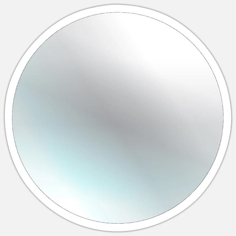 La planète Pluton - Sticker taille S (10 x 10 cm) - blanc mat
