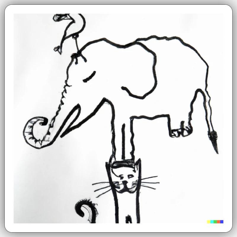Sticker Größe S (10 x 10 cm) - 