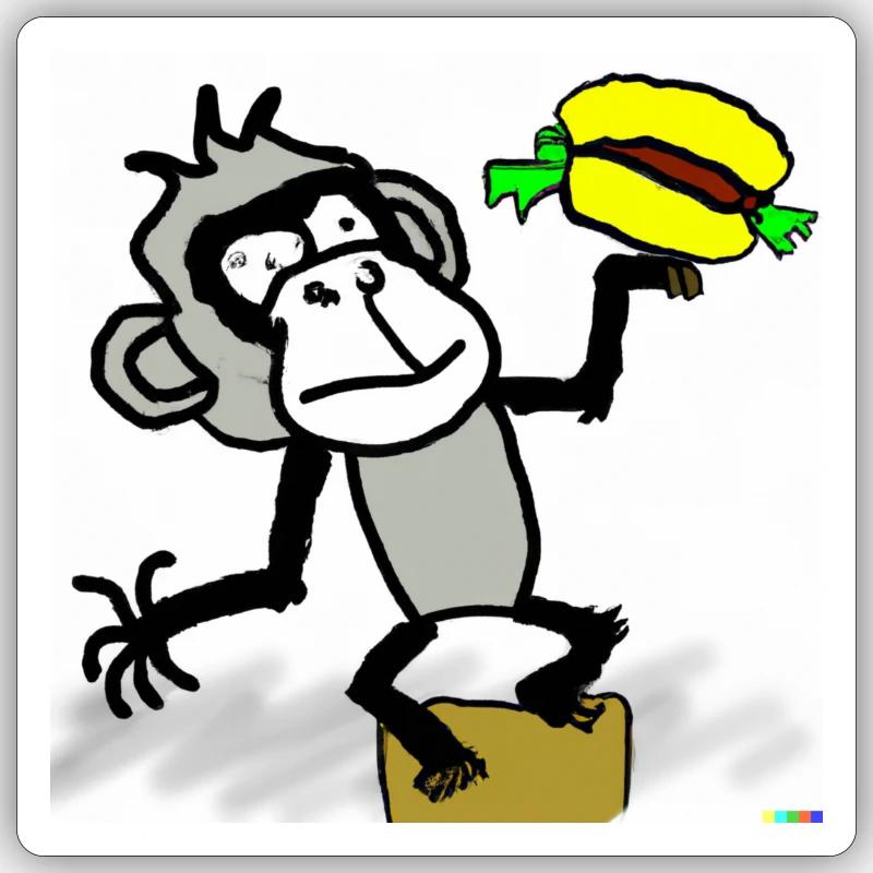 example com 2 Sticker Größe S (10 x 10 cm)