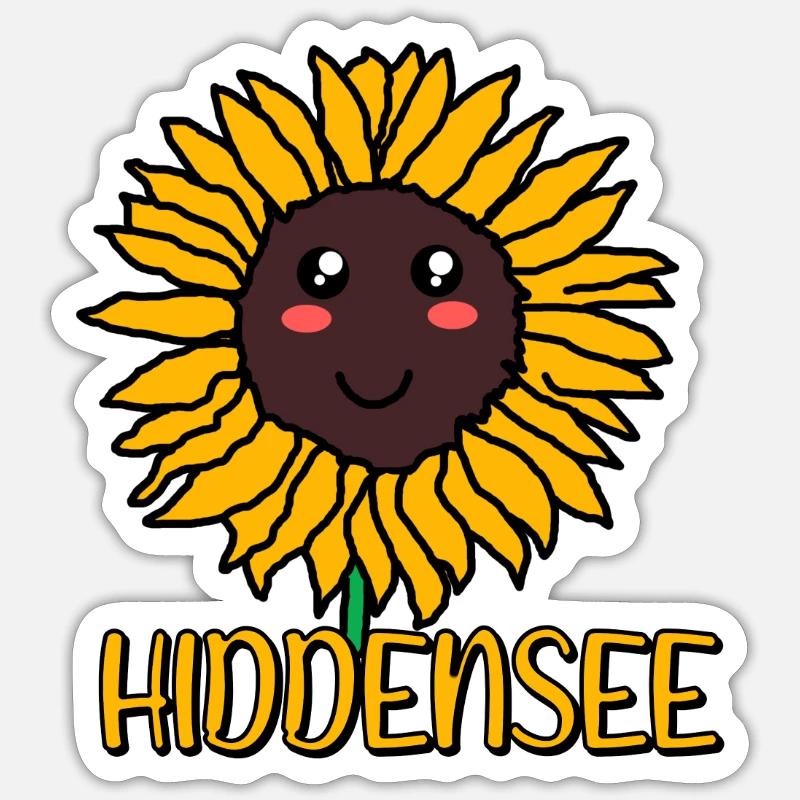 Hiddensee Sticker Größe S (10 x 10 cm)