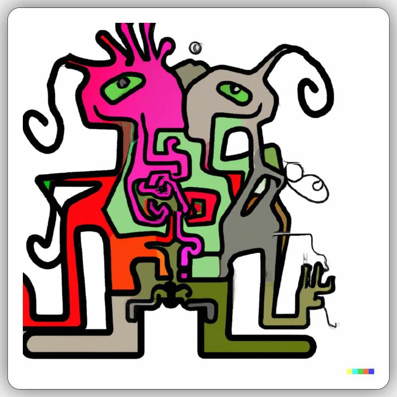 Sticker Größe S (10 x 10 cm) - 