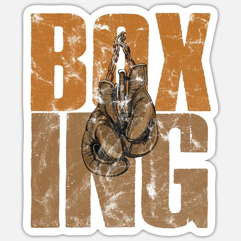 Gants de boxe Boxe Sticker taille S (10 x 10 cm)