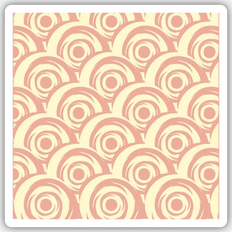 Brötchen - Sticker Größe S (10 x 10 cm) - Mattweiß