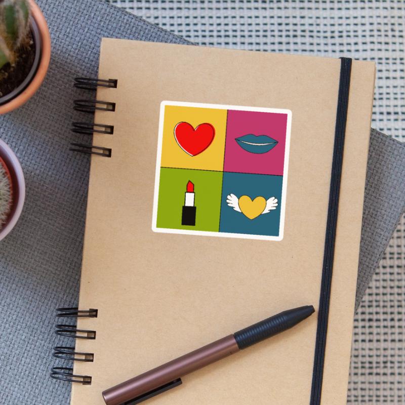 Muttertags Geschenk Mutter Muttertag Geschenkidee  Sticker Größe S (10 x 10 cm)