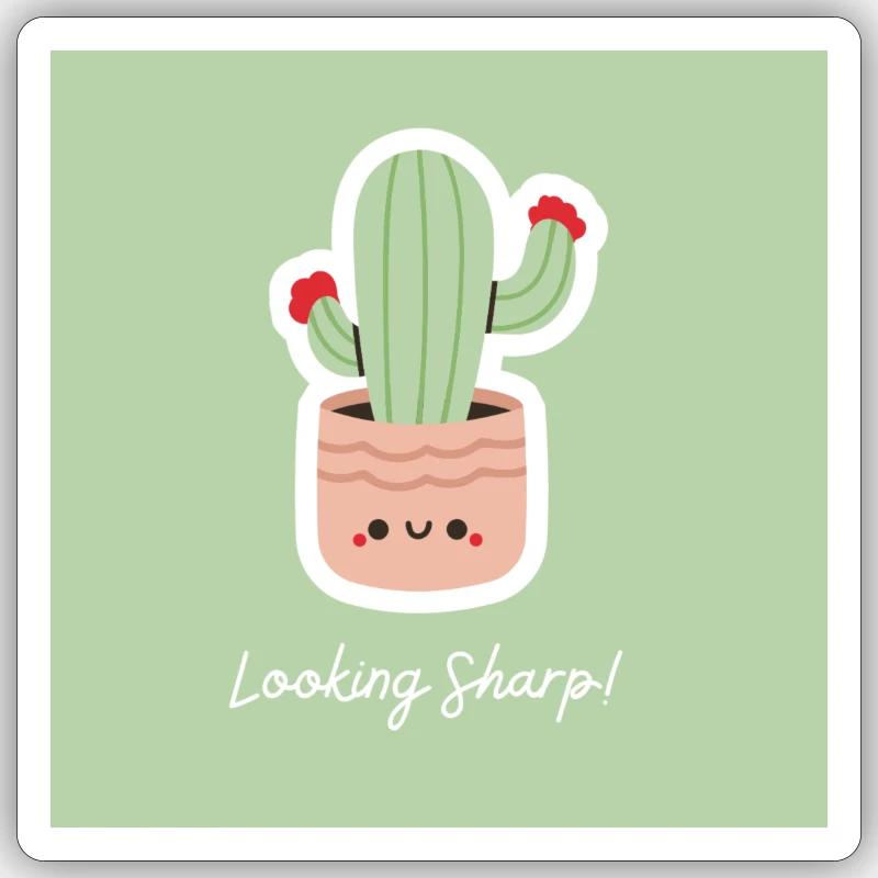 Looking Sharp! Sticker size S (10 x 10 cm)