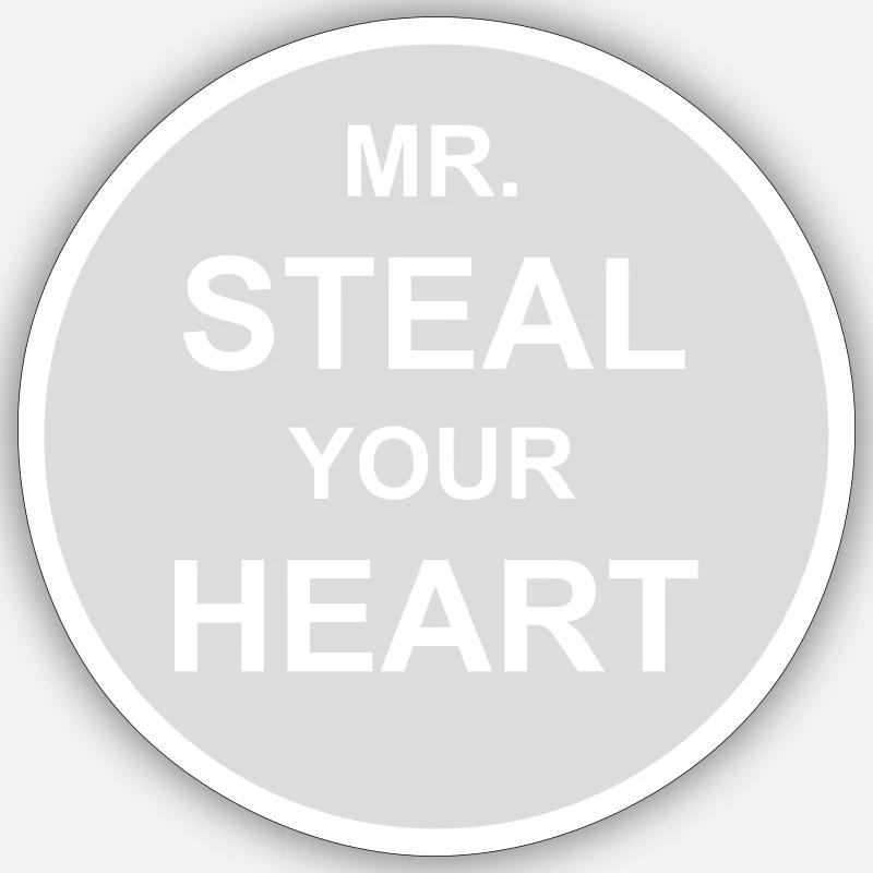 Hr. stjæler dit hjerte Sticker