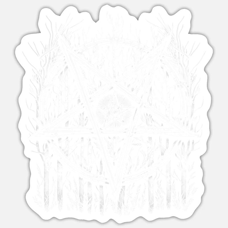 Black Coven - Shadow Forest - Sticker size S (10 x 10 cm) - white matte