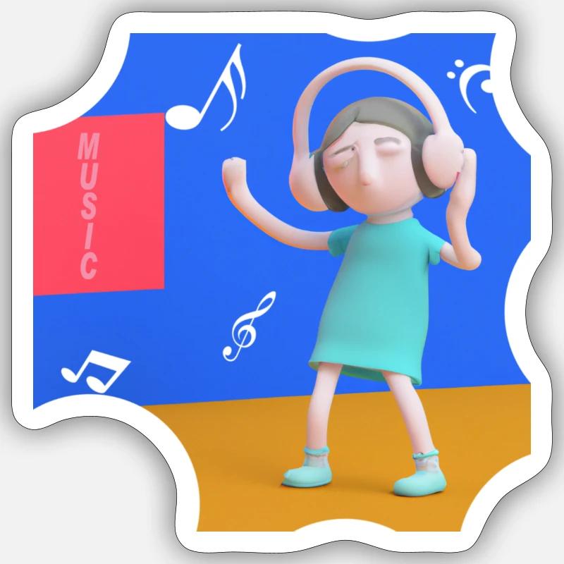 Sticker taille S (10 x 10 cm) - 