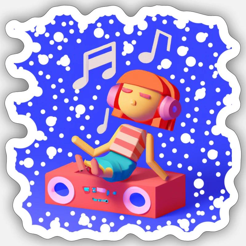 Sticker taille S (10 x 10 cm) - 