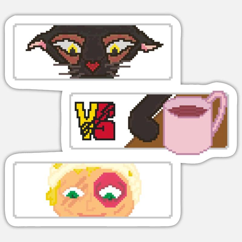 Sticker Größe S (10 x 10 cm) - 