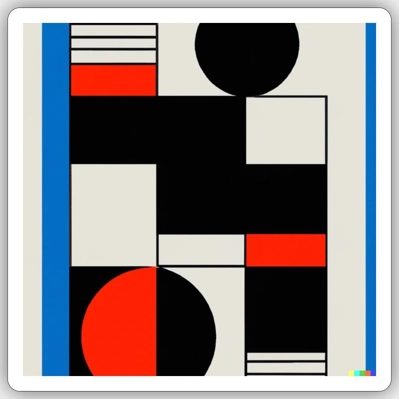 Artificial Intelligence generated Design AI/ KI Sticker size S (10 x 10 cm)