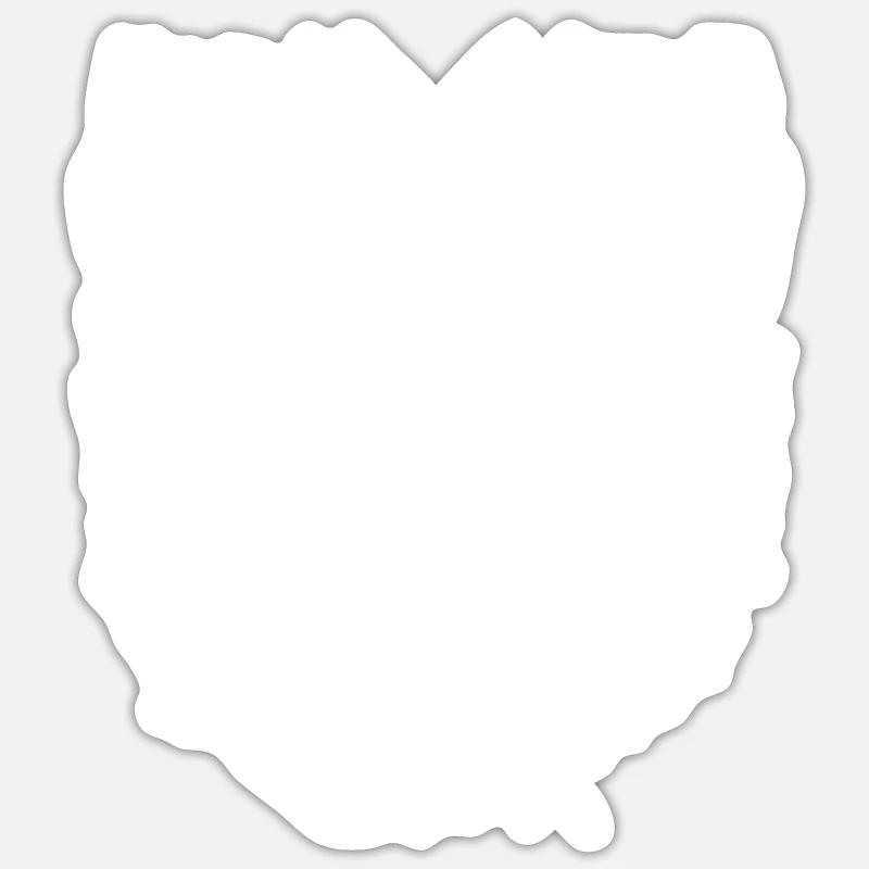 Black Coven - Schattenmutter - Sticker Größe S (10 x 10 cm) - Mattweiß
