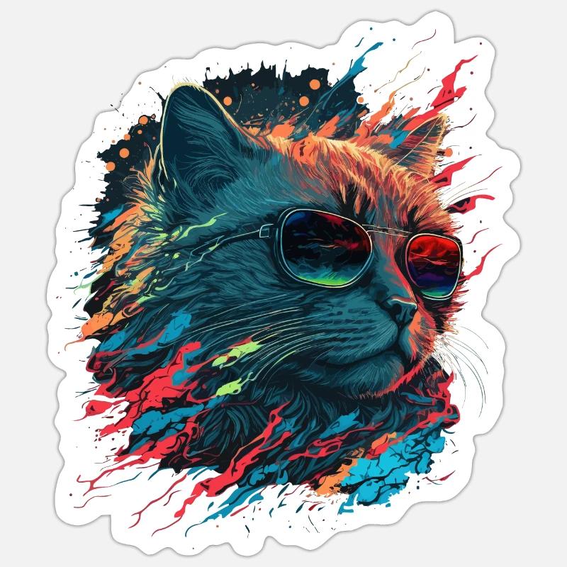 Sticker taille S (10 x 10 cm) - 