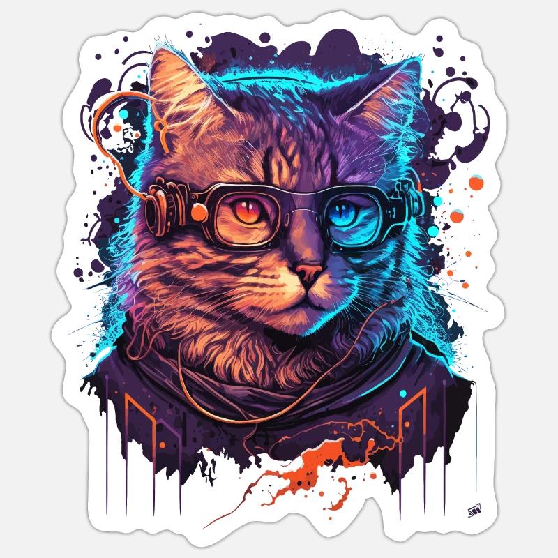 Sticker taille S (10 x 10 cm) - 