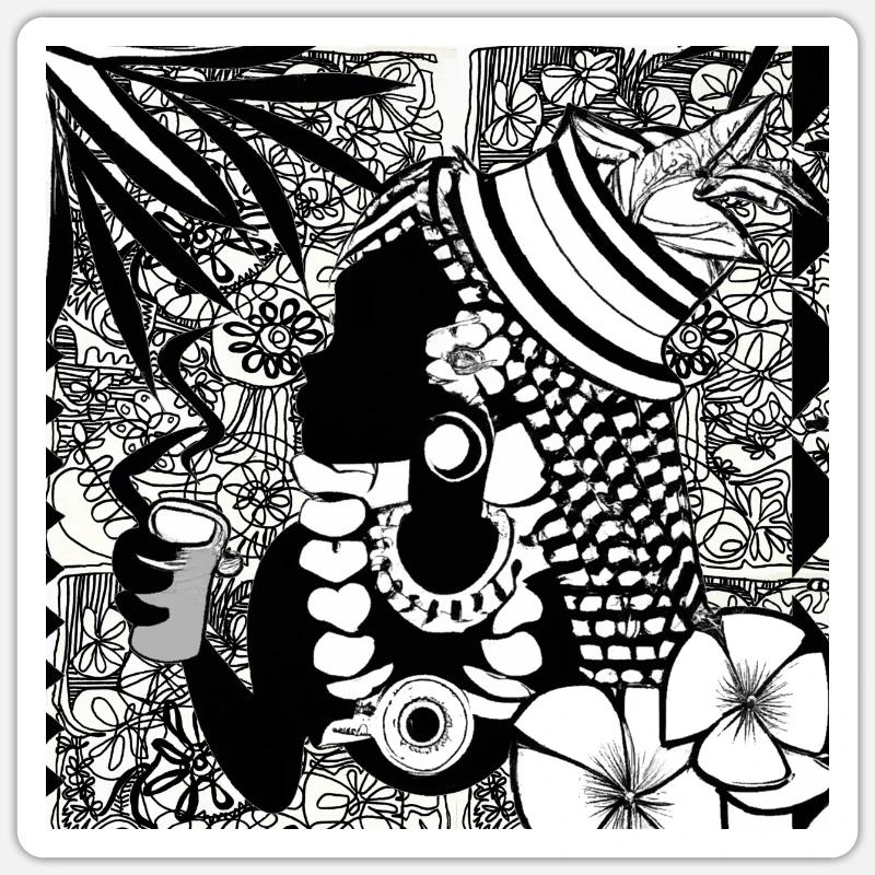 Sticker taille S (10 x 10 cm) - 