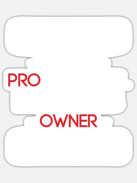 Vertrauen Sie mir, ich bin ein professioneller Geschäftsinhaber I - Sticker Größe S (10 x 10 cm) - Mattweiß