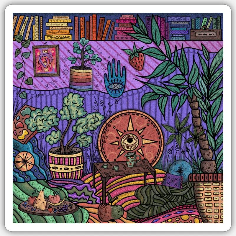 Sticker taille S (10 x 10 cm) - 