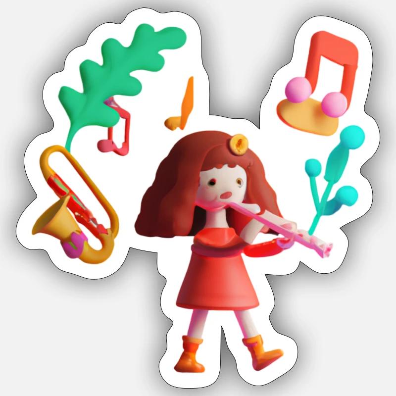 Sticker taille S (10 x 10 cm) - 