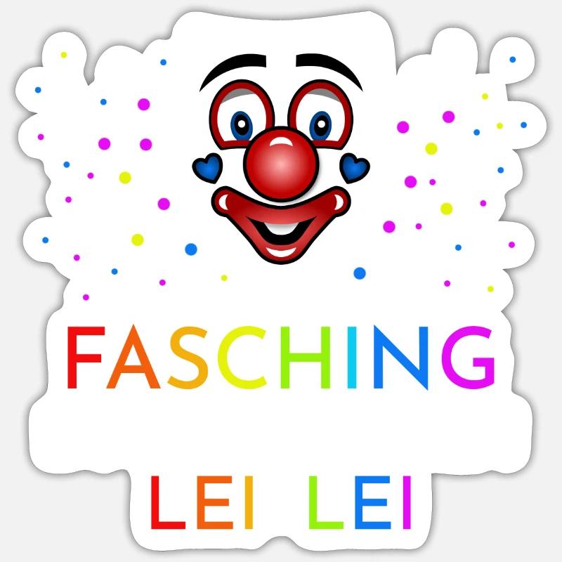 Fasching Do samma dabei Sticker Größe S (10 x 10 cm)