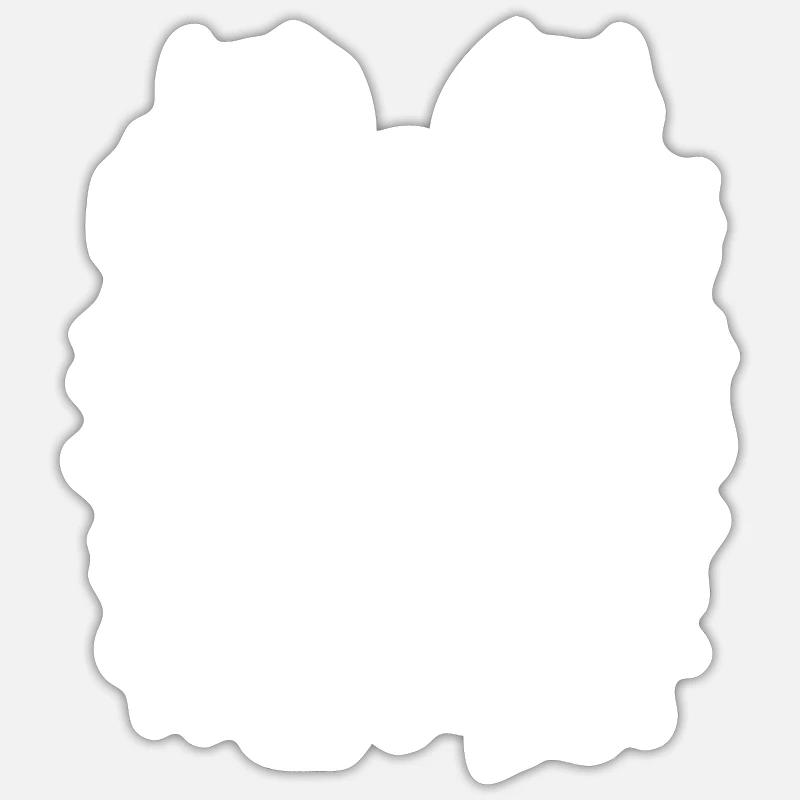Black Coven - Waldaxt - Sticker Größe S (10 x 10 cm) - Mattweiß