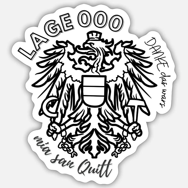 Sticker Größe S (10 x 10 cm) - 