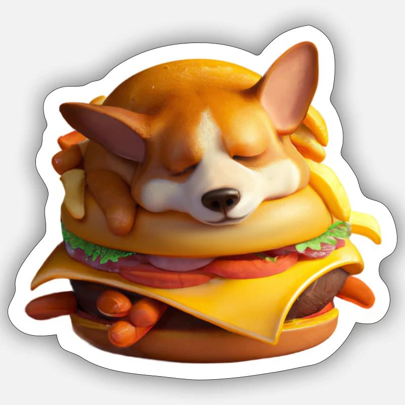 mjam mjam jam Sticker Größe S (10 x 10 cm)