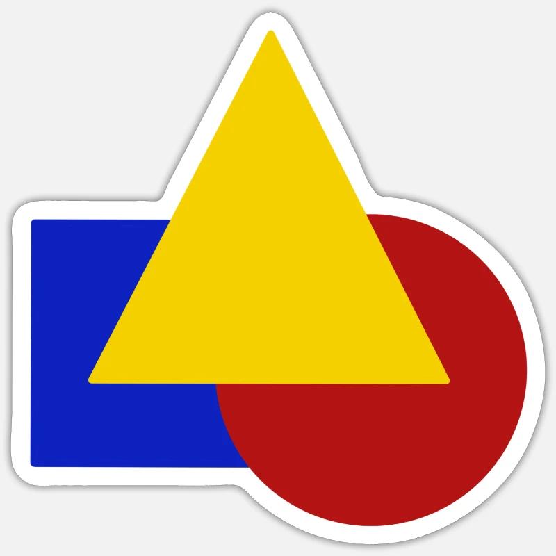 Geometric Sticker size S (10 x 10 cm)
