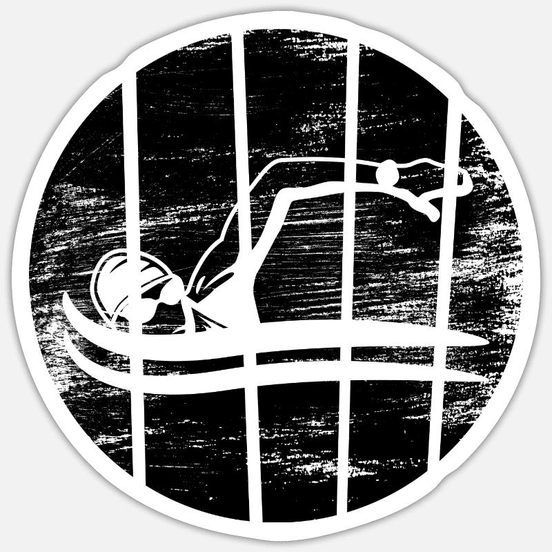 Float sketch Sticker size S (10 x 10 cm)