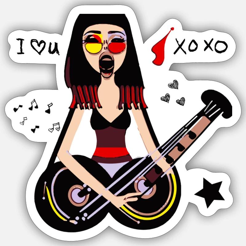 Sticker Größe S (10 x 10 cm) - 