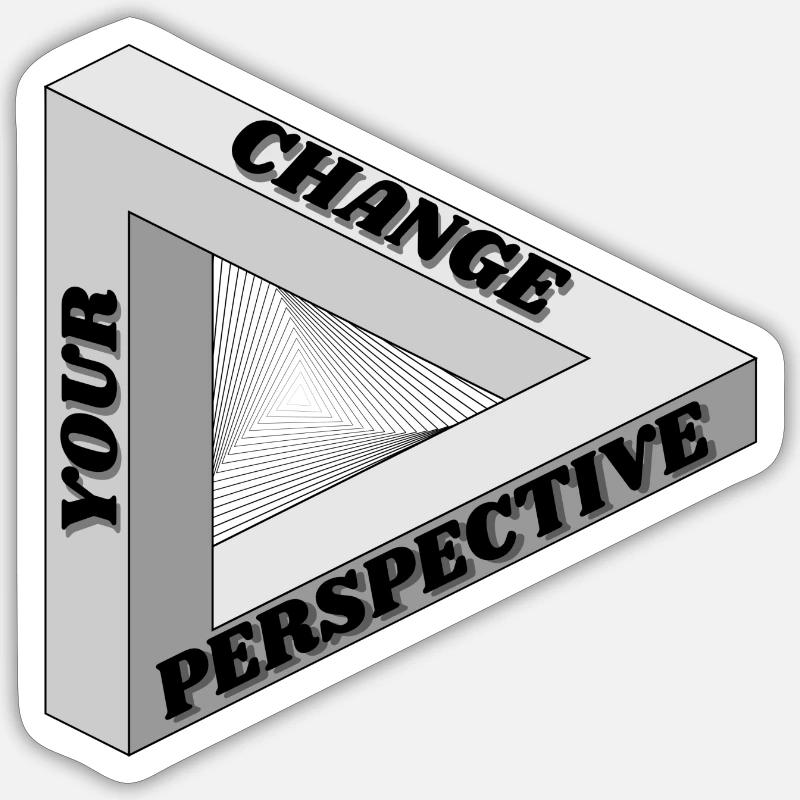 CHANGEMENT Trans - Sticker taille S (10 x 10 cm) - blanc mat