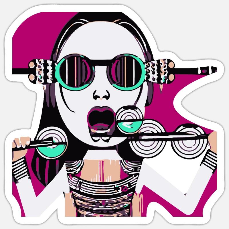 Sticker taille S (10 x 10 cm) - 