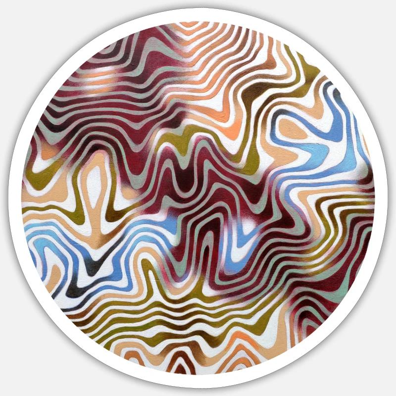Relief Nummer 9 Sticker Größe S (10 x 10 cm)