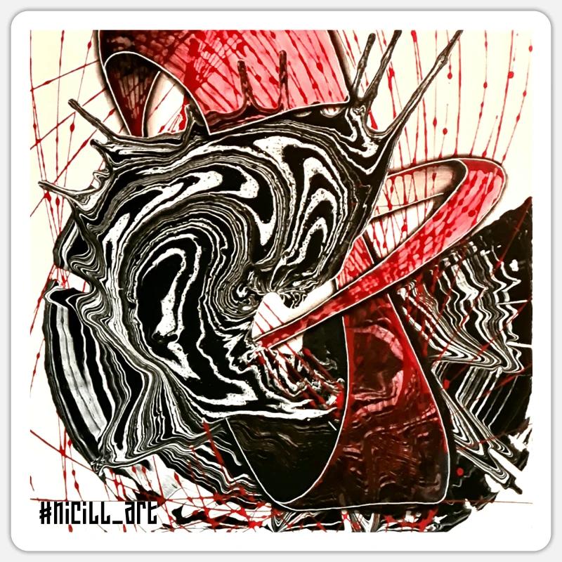 Wave Sticker size S (10 x 10 cm)