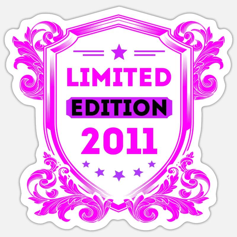 2011 - Sticker taille S (10 x 10 cm) - blanc mat