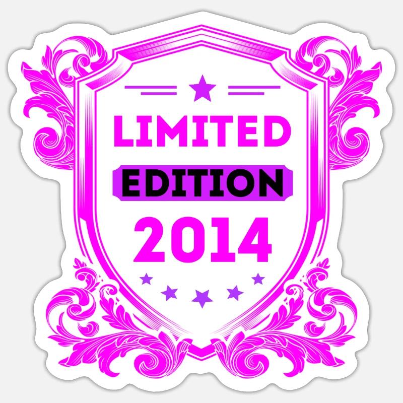 2014 - Sticker taille S (10 x 10 cm) - blanc mat