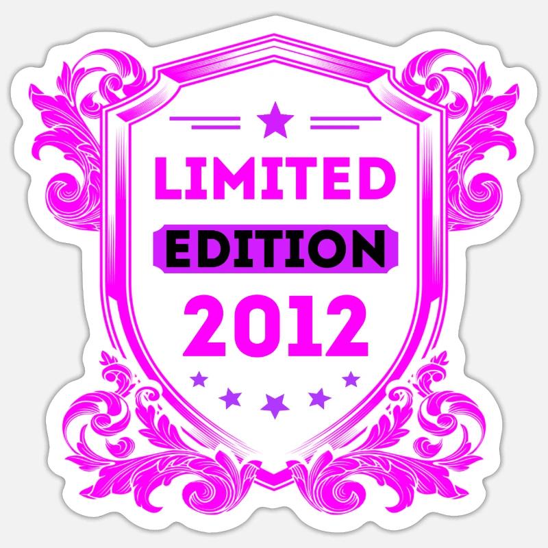 2012 - Sticker taille S (10 x 10 cm) - blanc mat