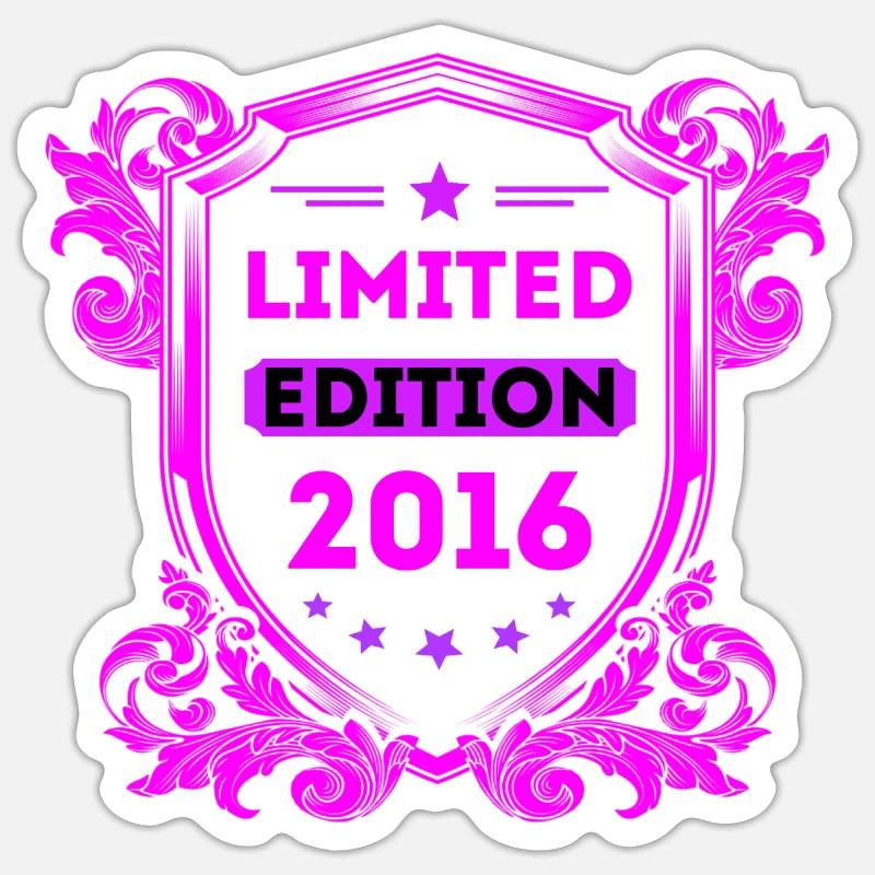 2016 - Sticker size S (10 x 10 cm) - white matte