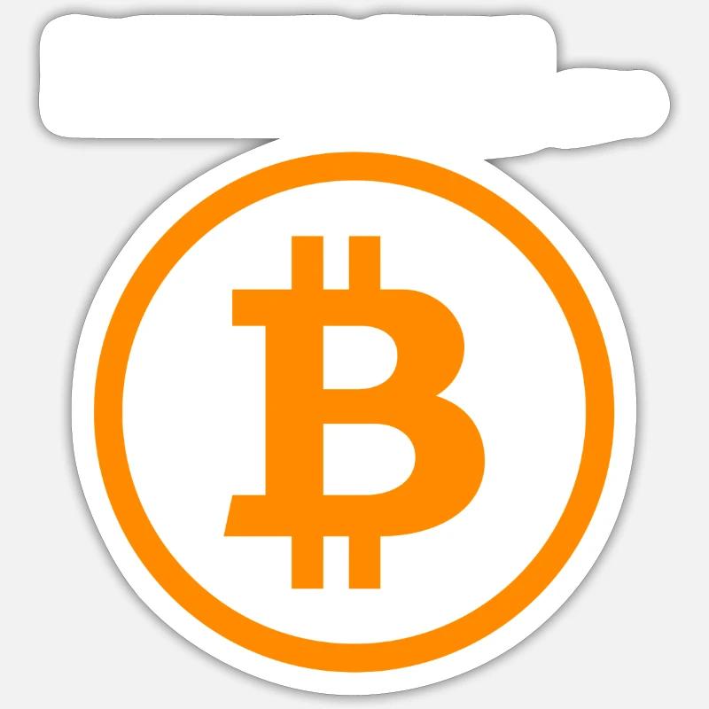 Bitte ein Bitcoin Sticker Größe S (10 x 10 cm)