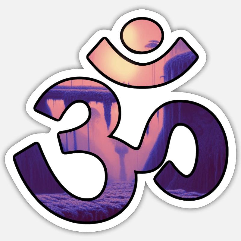 VENICE OM Sticker size S (10 x 10 cm)