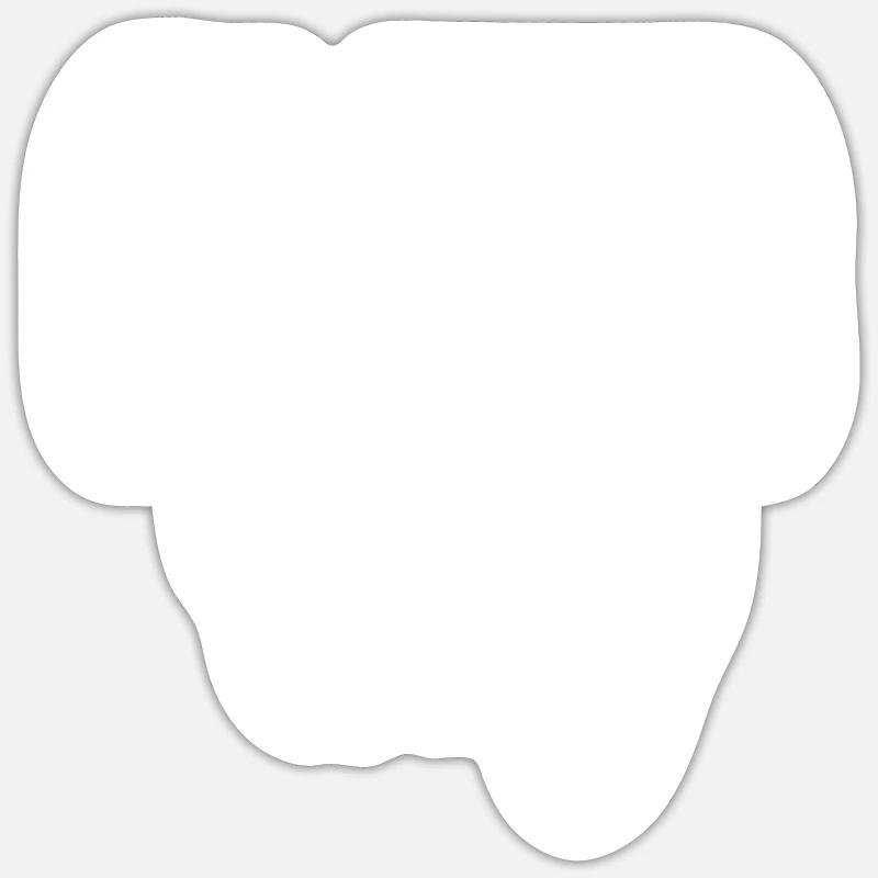 Mr Never Wrong Sticker size S (10 x 10 cm)