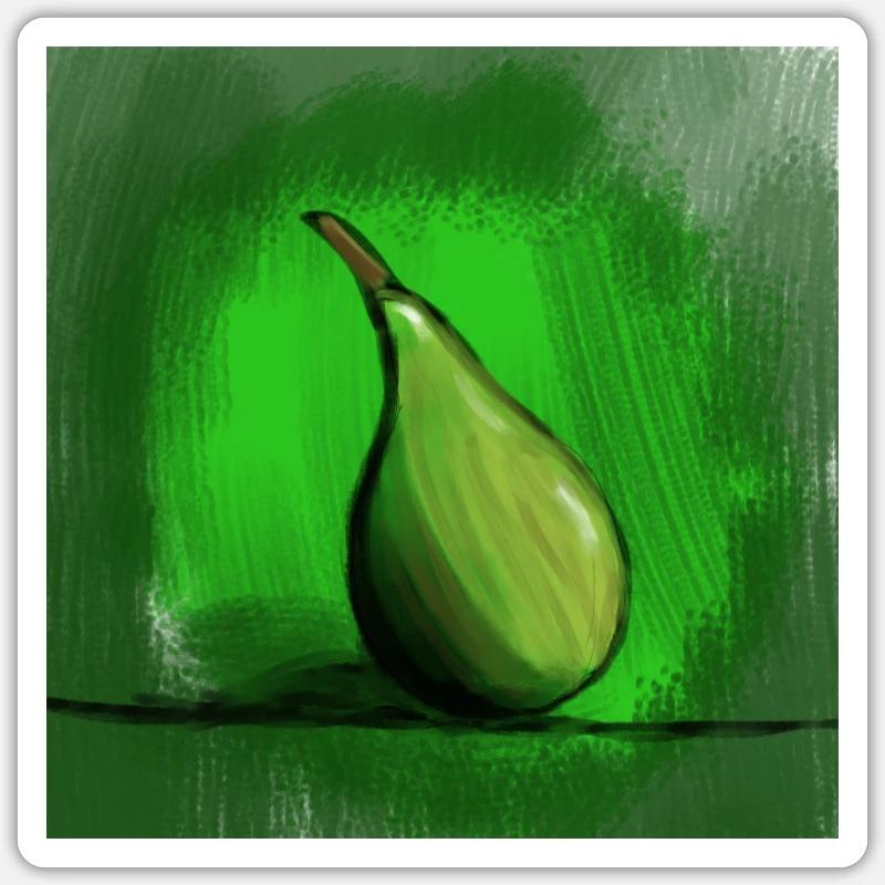 Pear Sticker size S (10 x 10 cm)