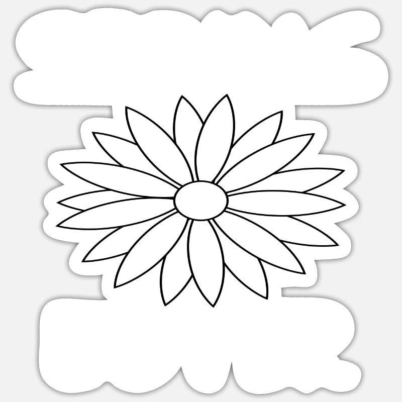 Spring Lover - Sticker Größe S (10 x 10 cm) - Mattweiß