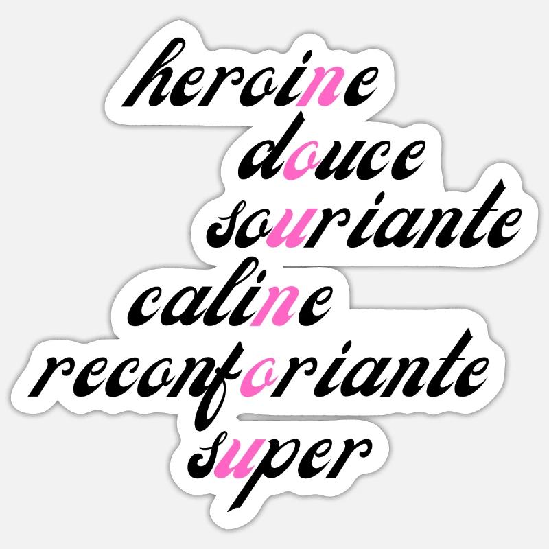 Sticker taille S (10 x 10 cm) - 