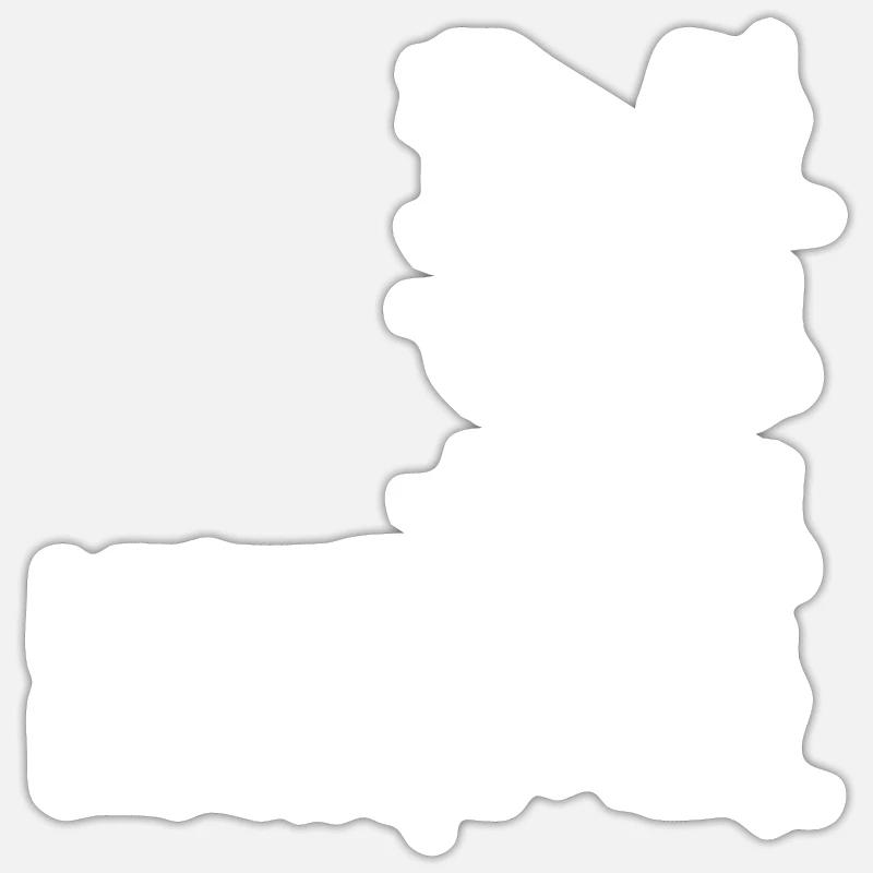 LIMITED EDITION 2002 - Sticker taille S (10 x 10 cm) - blanc mat